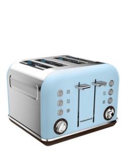 Morphy Richards Accents 4-Slice Special Edition Toaster - Azure